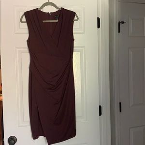 White a house Black Market wrap dress size 8